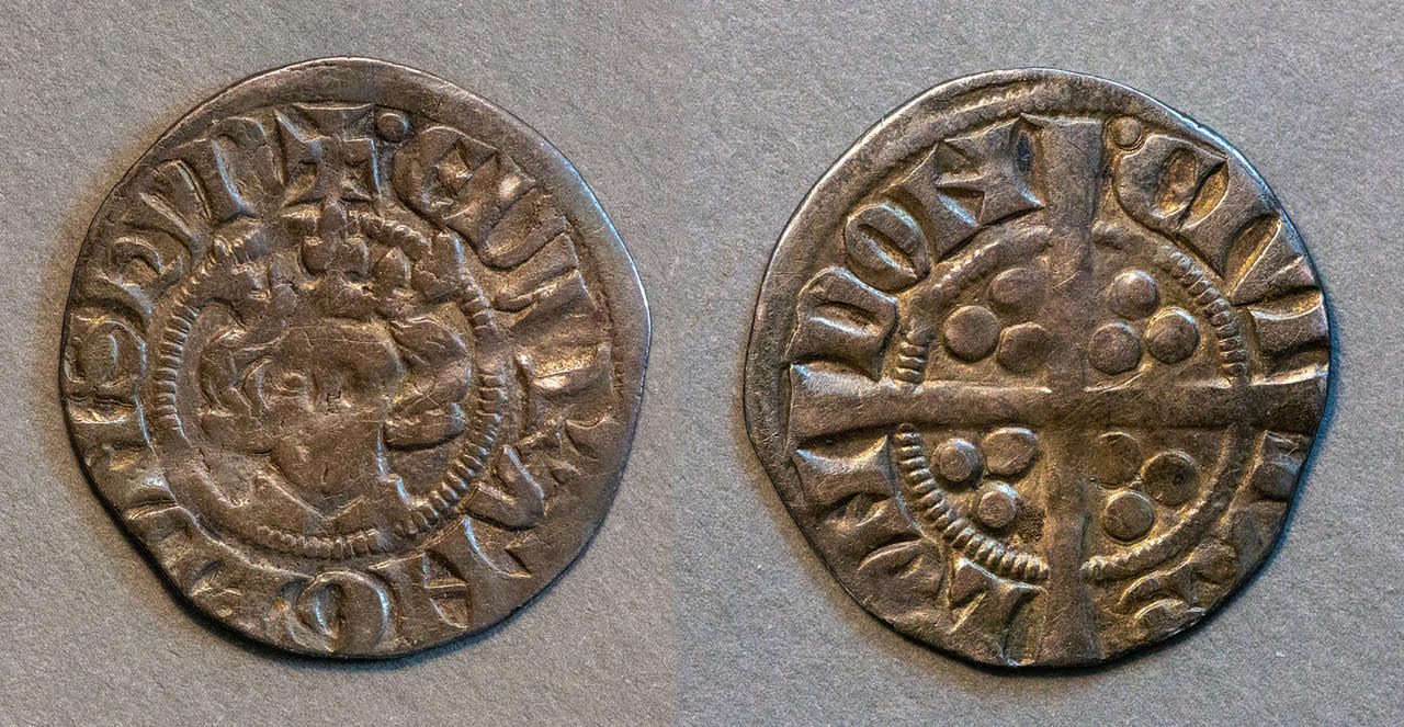 Edward I penny type 4d 1282-1289